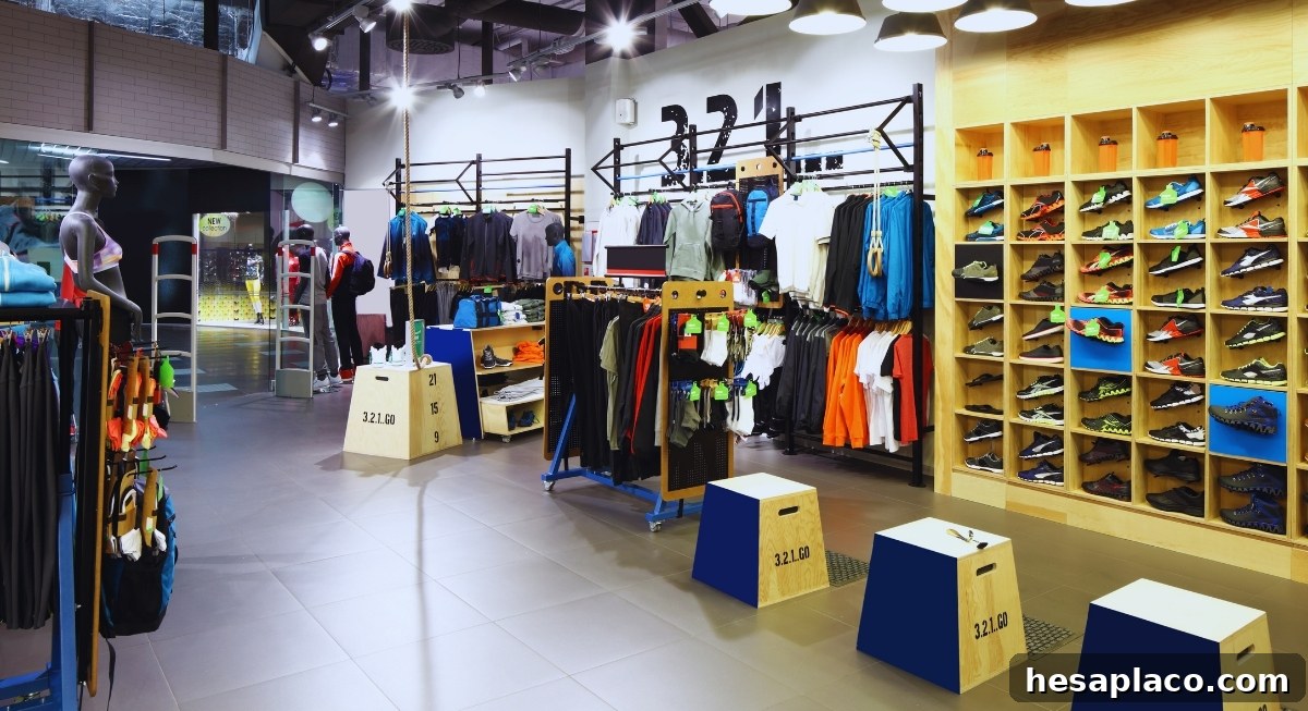 Sporting goods display