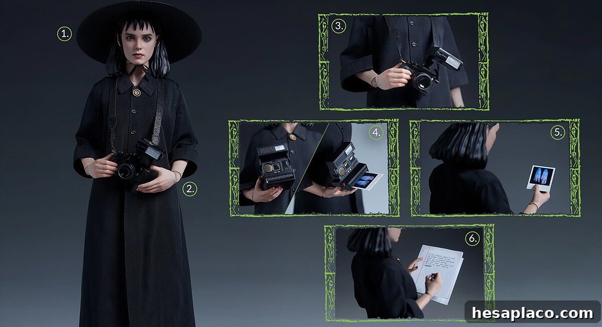 Interchangeable hands for Lydia figure