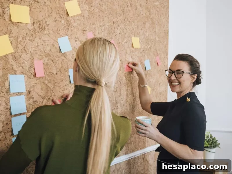Women making business notes