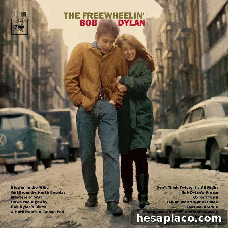 The Freewheelin Bob Dylan album cover