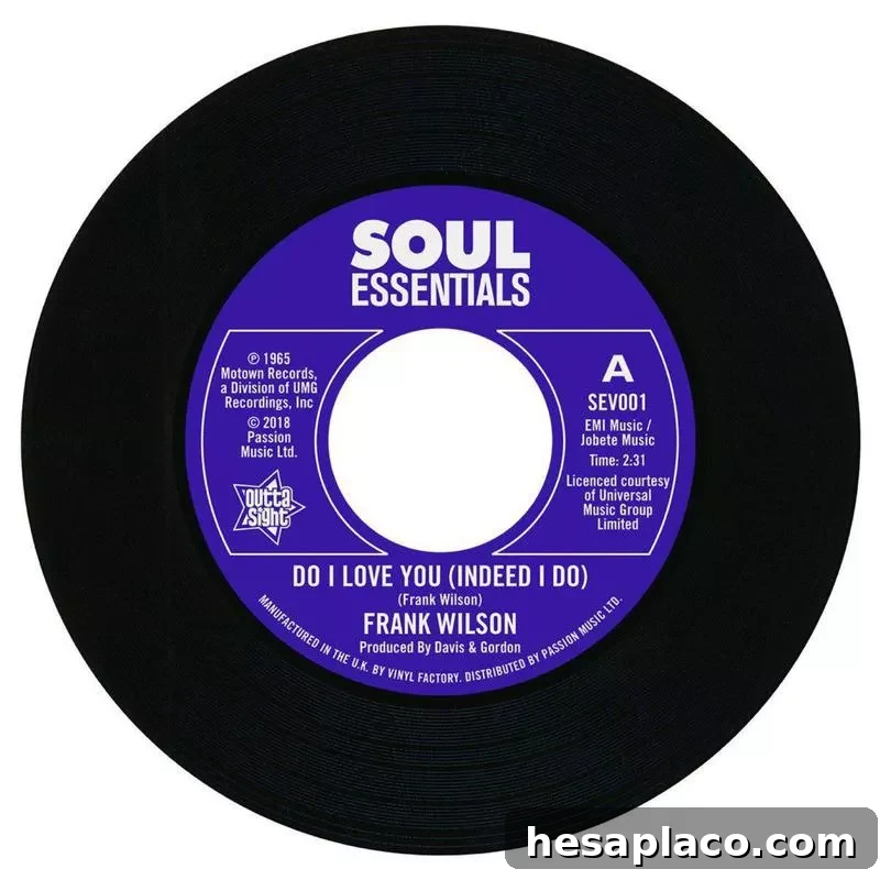 Frank Wilson Do I Love You vinyl single