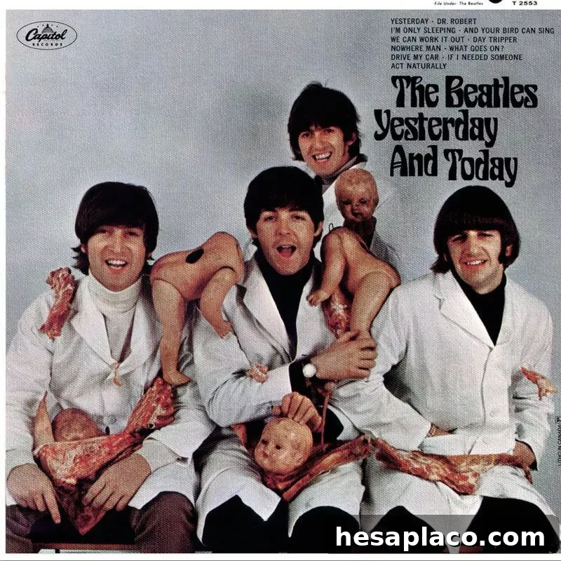 The Beatles Yesterday and Today album cover