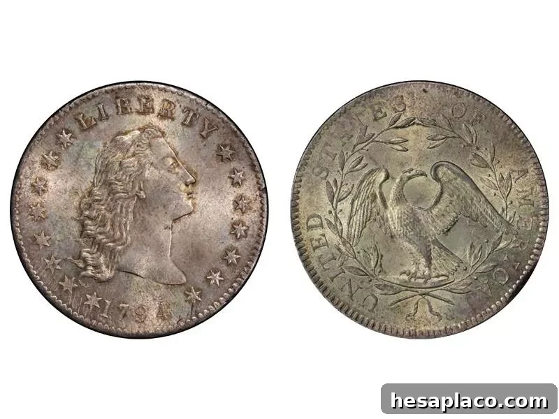 1794 Flowing Hair Silver Dollar