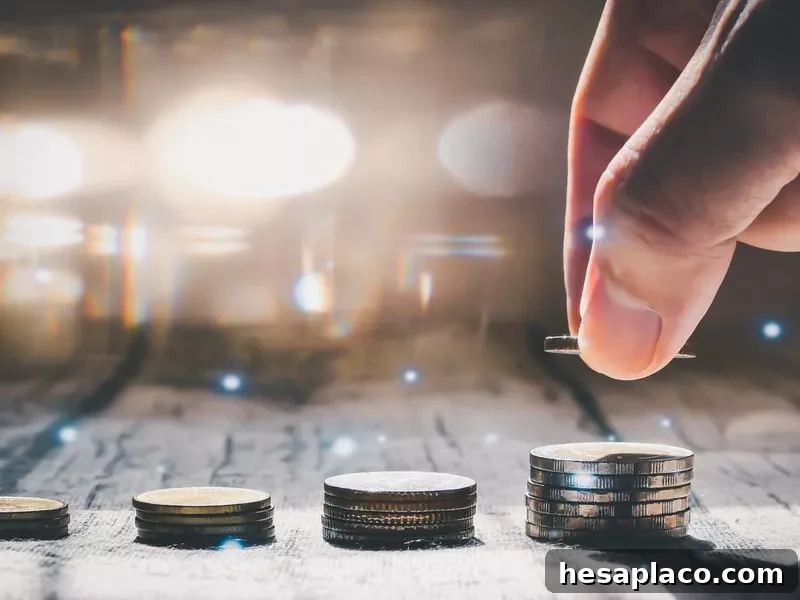 Stacking coins