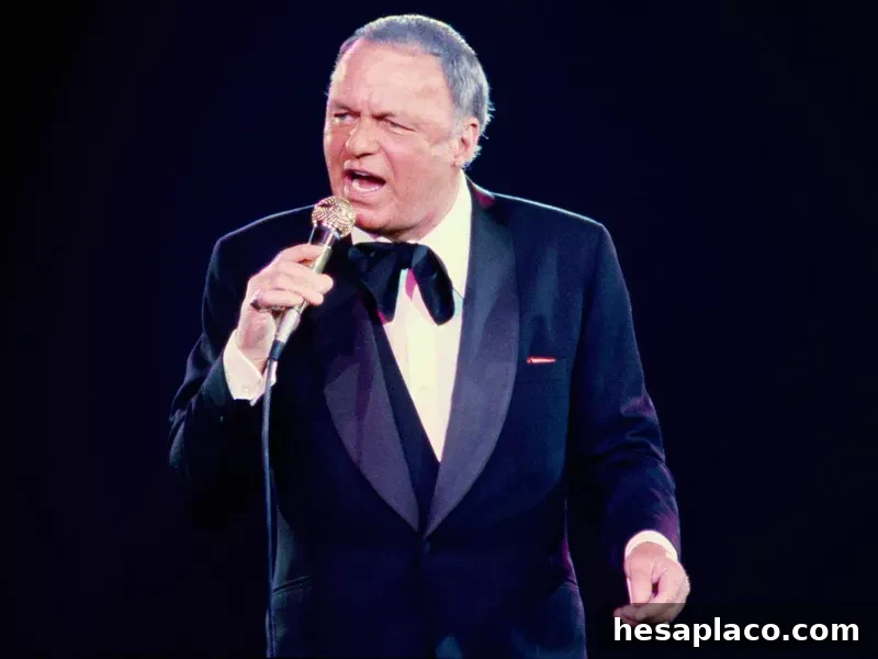 Frank Sinatra singing