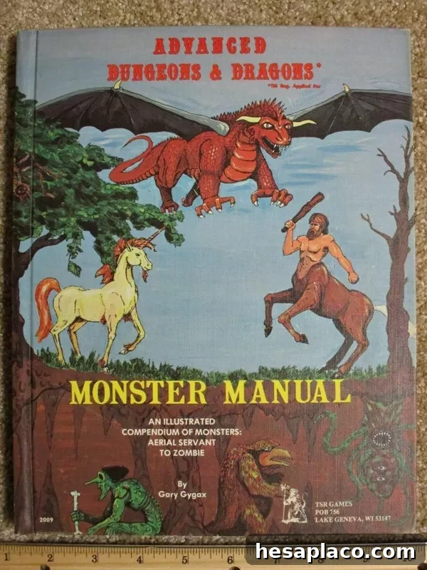 D&D Monster Manual 1st Print 1977