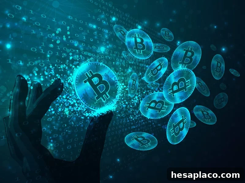 Bitcoins cryptocurrency
