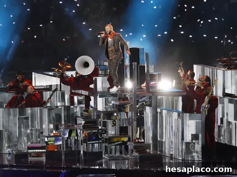 Justin Timberlake at Super 52 halftime show