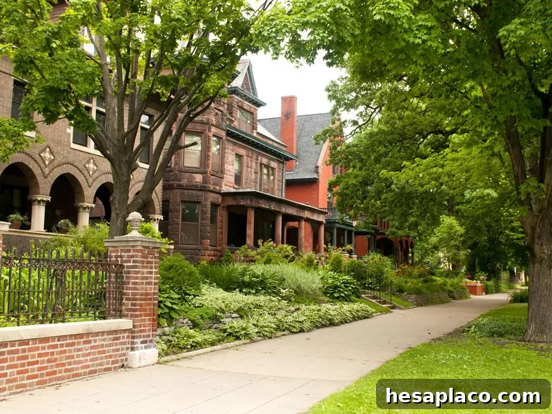 Historical Neighborhood in St. Paul