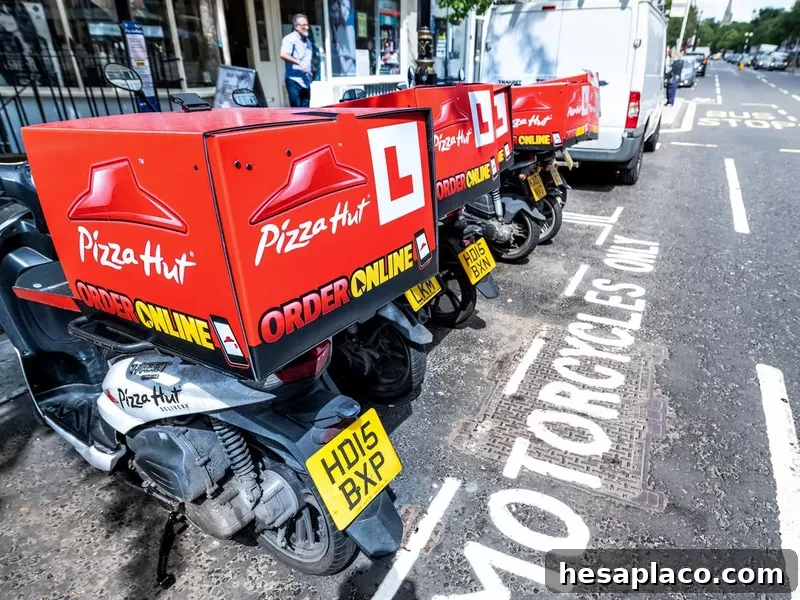Pizza Hut scooters