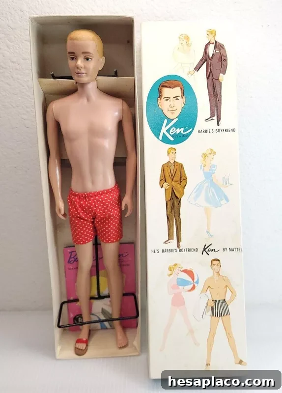 Original Ken (Blonde Flocked Hair)