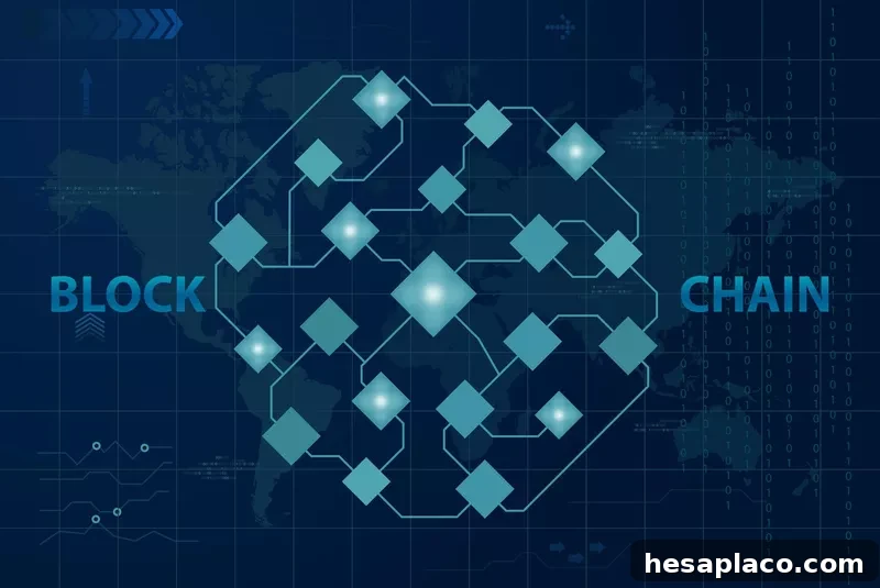 Blockchain global cryptocurrency technology