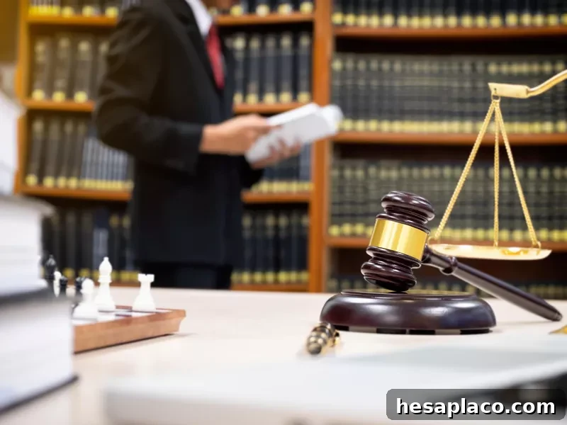 Lawyer studying new laws and legislation