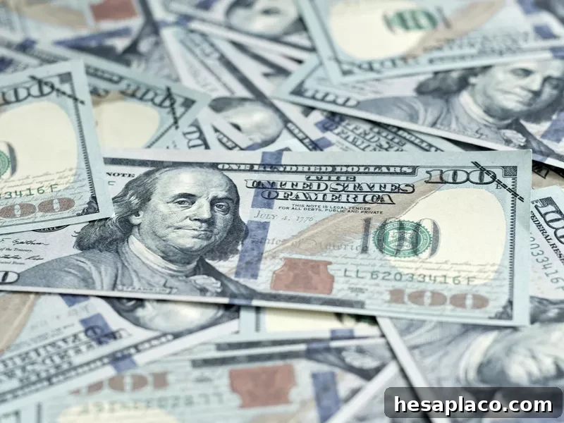 Hundred dollar bills