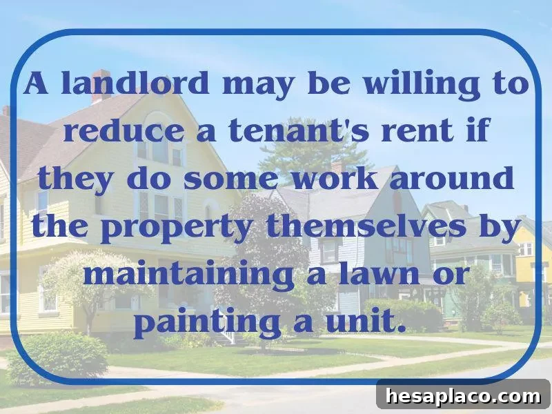 Rent reduction