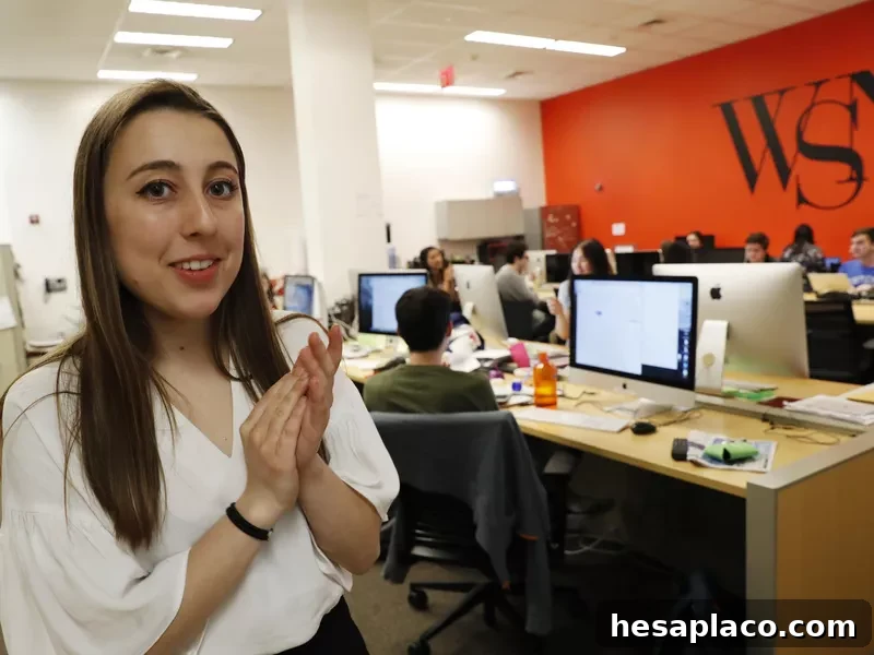 Washington Square News editor-in-chief Jemima McEvoy in 2018