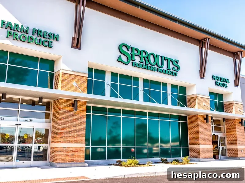 Exterior of Sprouts Farmers Market store