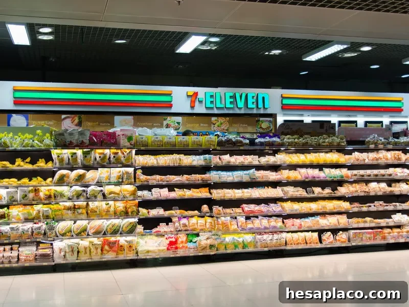 7-Eleven shop in Suvarnabhumi Airport
