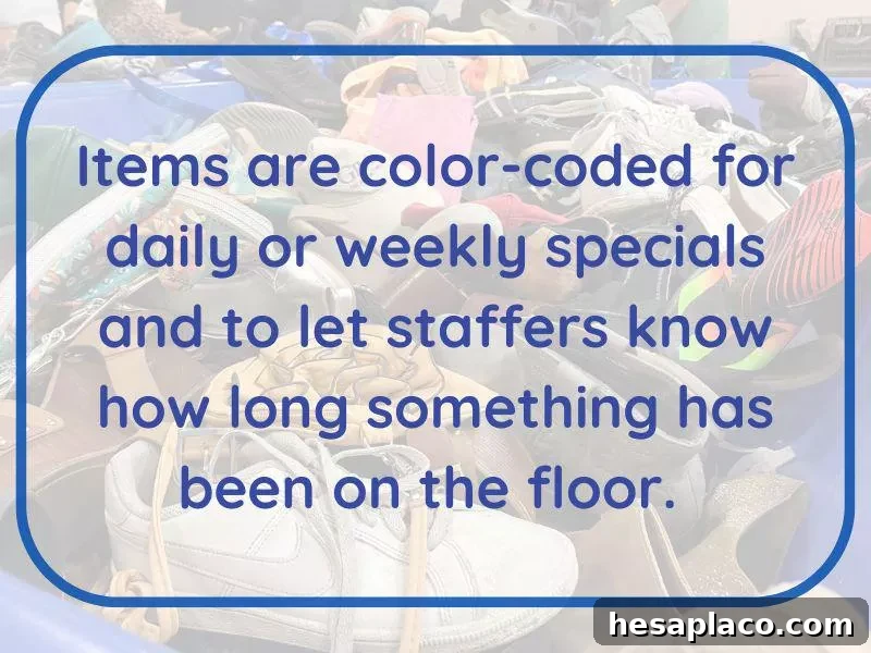 Color coded items