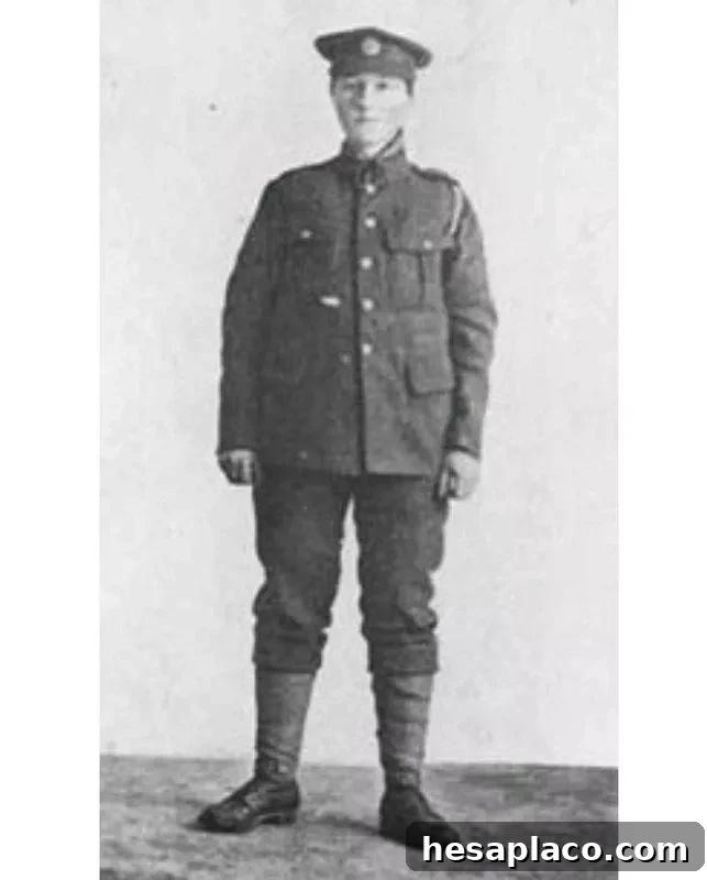 Dorothy Lawrence as Private Denis Smith
