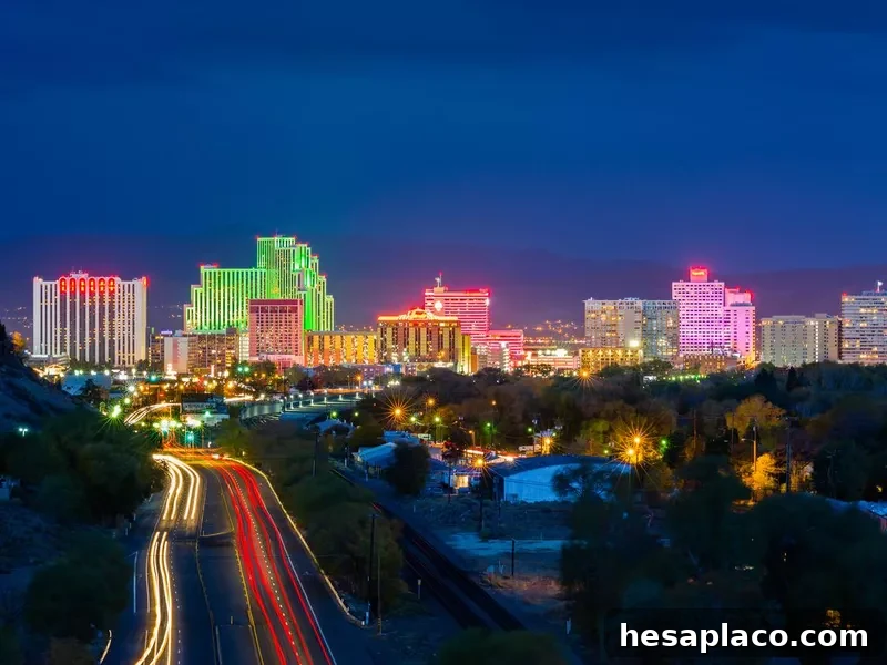 Reno at night