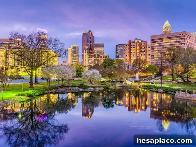 Charlotte, North Carolina Skyline