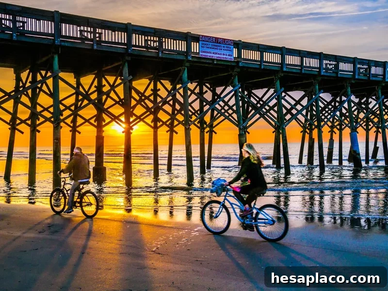 Biking on the Beach