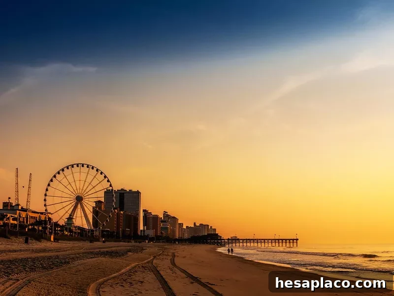 Landscape Photo Romantic SunriseSunset at Beach Resort