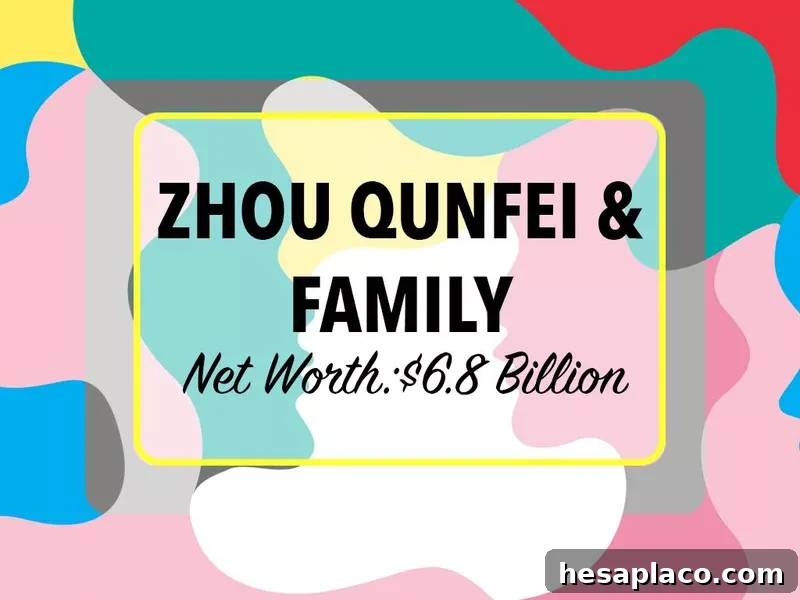Zhou Qunfei & family Net Worth