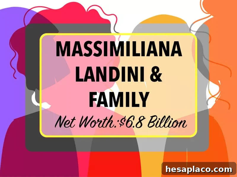 Massimiliana Landini Aleotti & family Net Worth