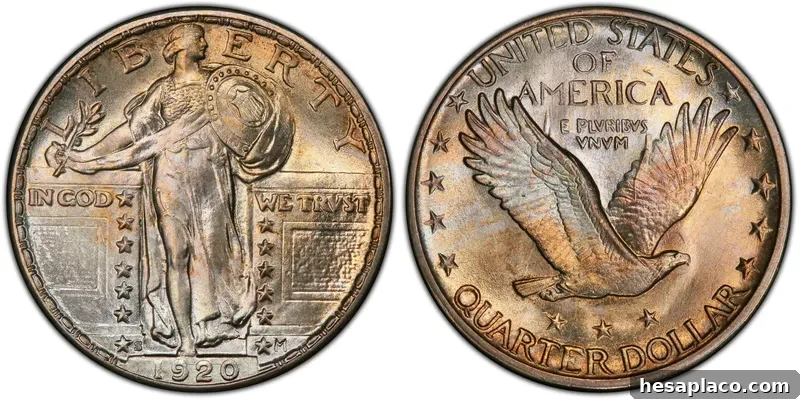 1920 S Standing Liberty Quarter