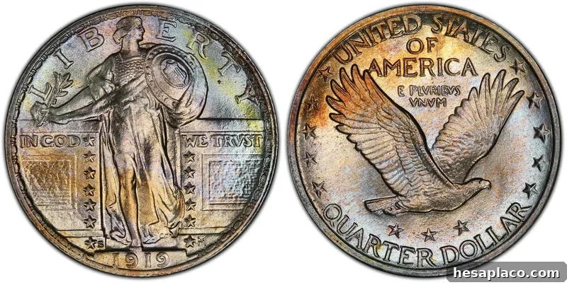 1919 S Standing Liberty Quarter