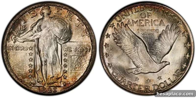 1923 S Standing Liberty Quarter