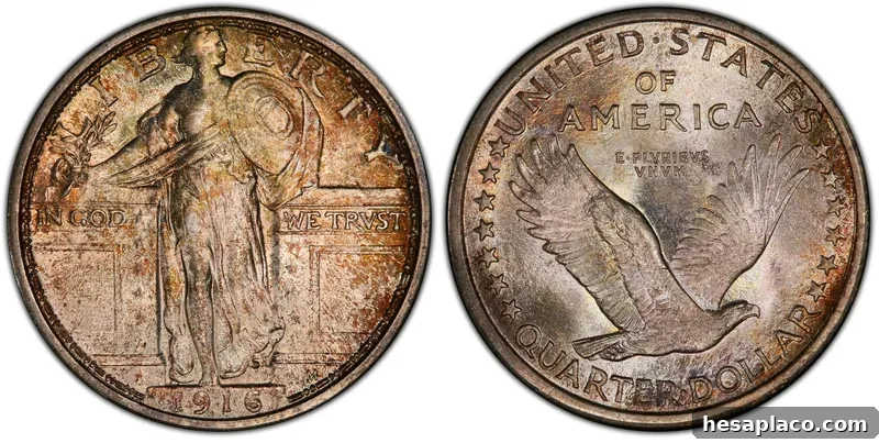 1916 P Standing Liberty Quarter