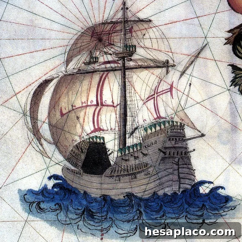 An example of a Portuguese carrack