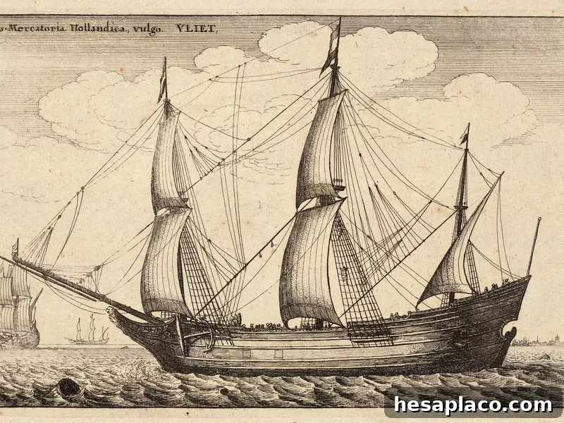 An example of a 17th century merchant ship