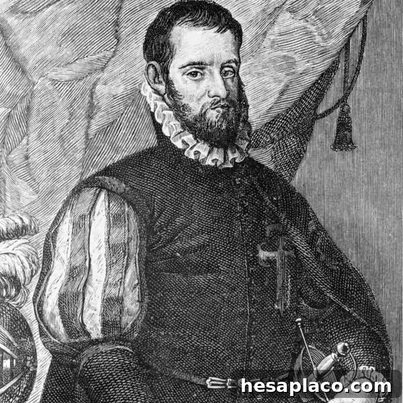 Designer of the treasure fleet system, Pedro Menéndez de Avilés