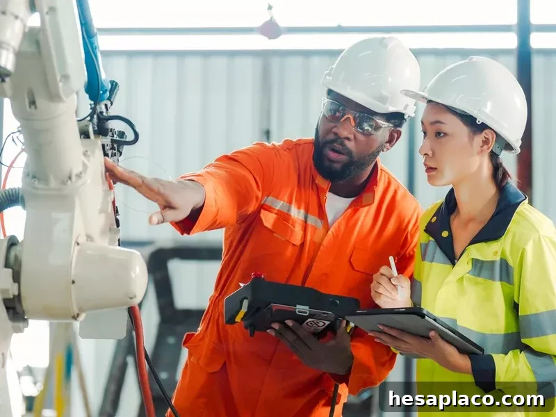 Manufacturing workers