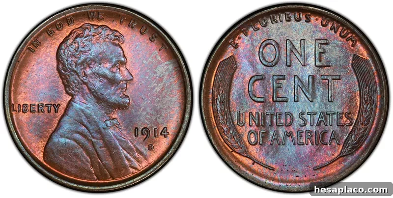 1914 D penny