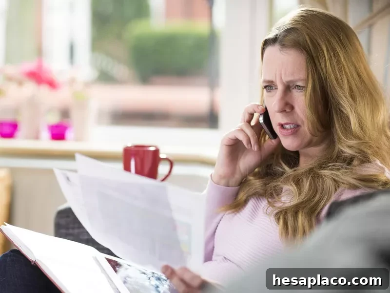 Woman questioning a large bill