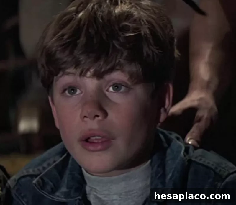Sean Astin as Mikey Walsh in The Goonies