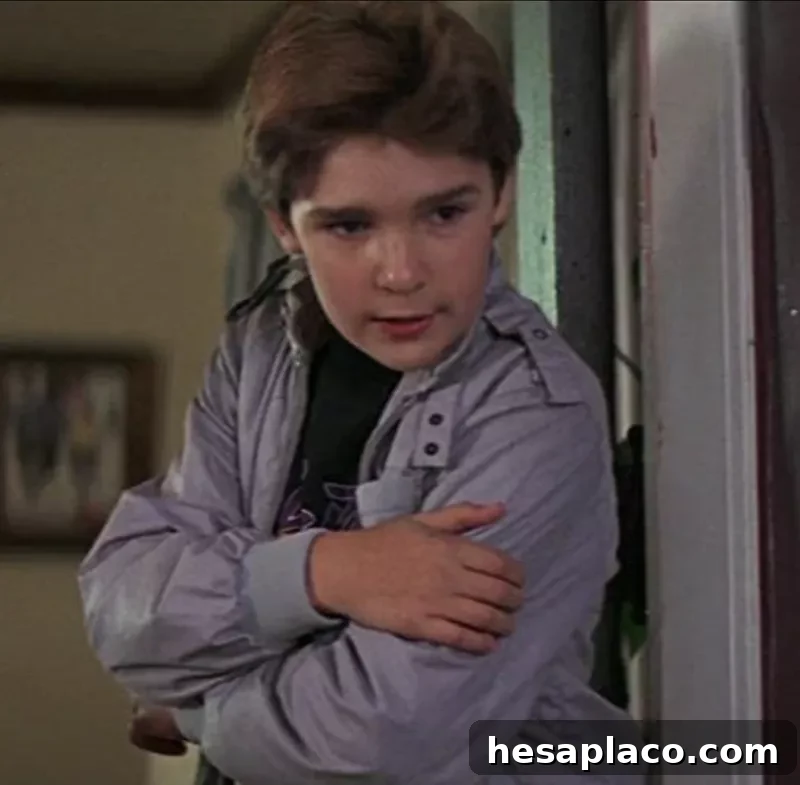 Young Corey Feldman as Mouth in The Goonies