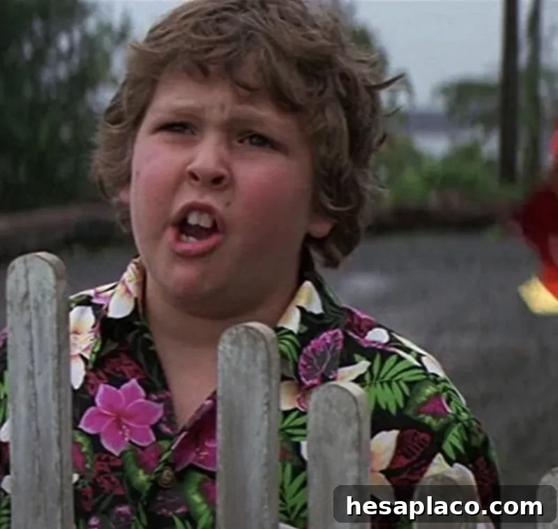 Jeff Cohen as Chunk in The Goonies