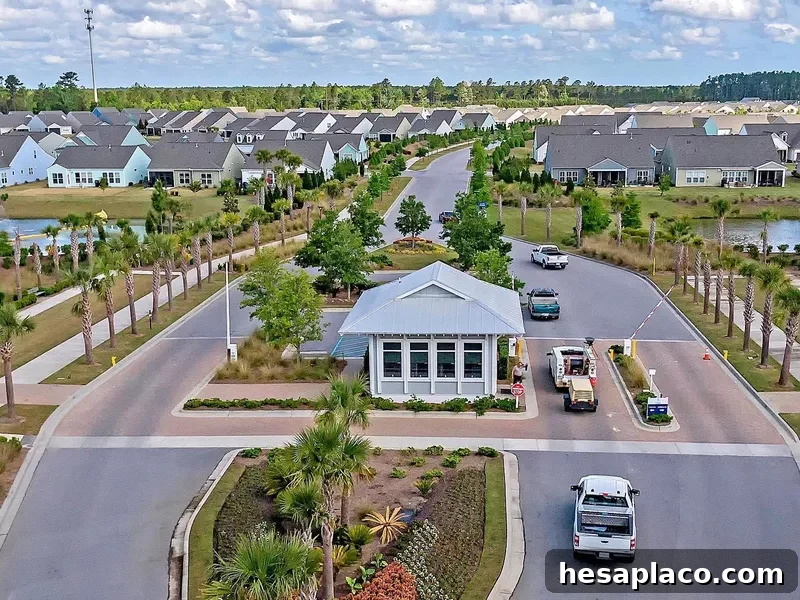 Del Webb Charleston entrance in Summerville, South Carolina
