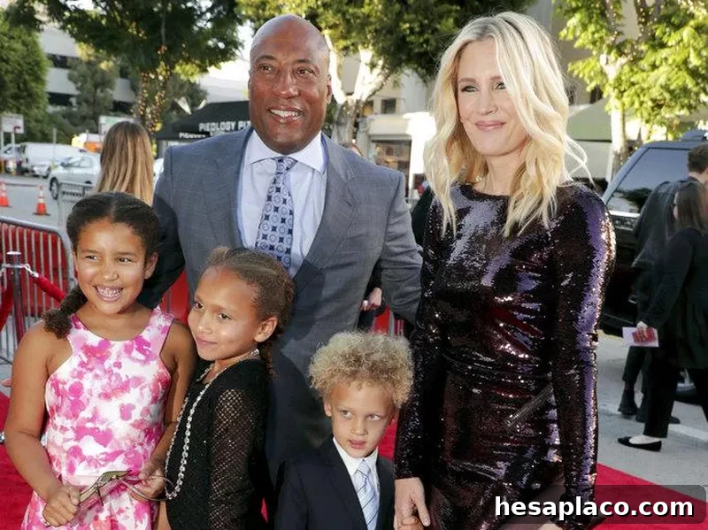 Byron Allen and family