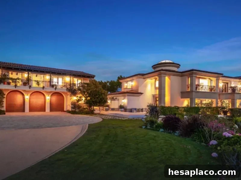 Allen's Malibu home