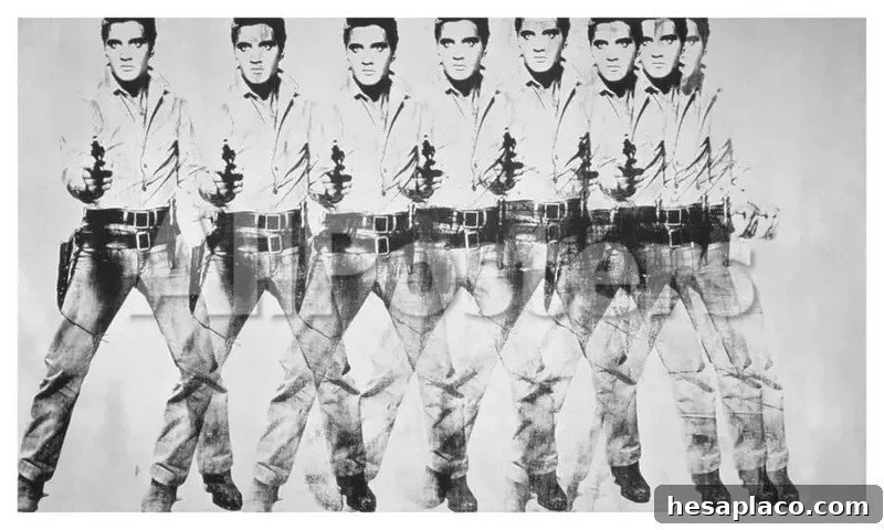 Eight Elvises Reproduction