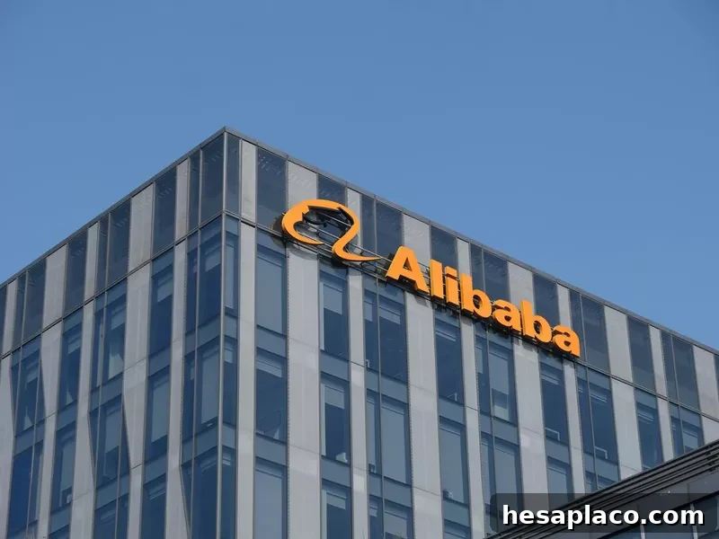 Amazon and Facebook Rank Among 20 Worst Places to Work 2 Alibaba company logo on office building
