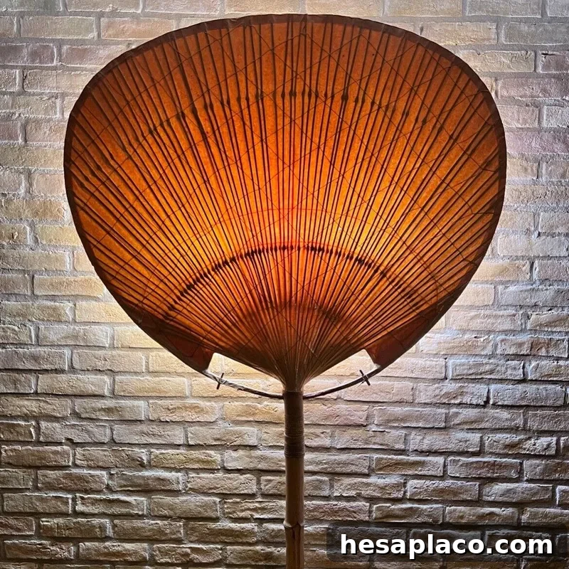 Ingo Mauer Bamboo Fan Floor Lamp