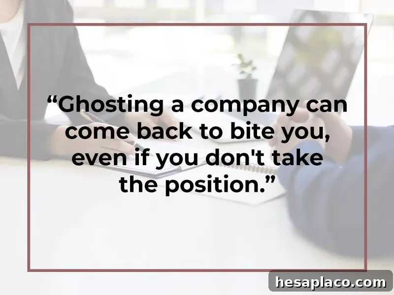 Post-Interview Mistakes That Can Cost You the Job 7 Ghosting